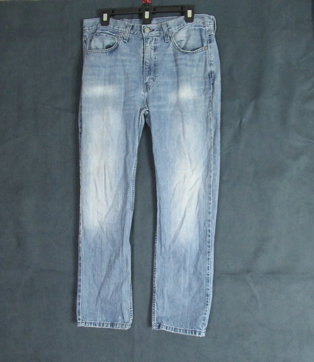 Levis Jeans Mens Size 34 Blue Straight Relaxed Denim 90s Y2K Cowboy Outdoor